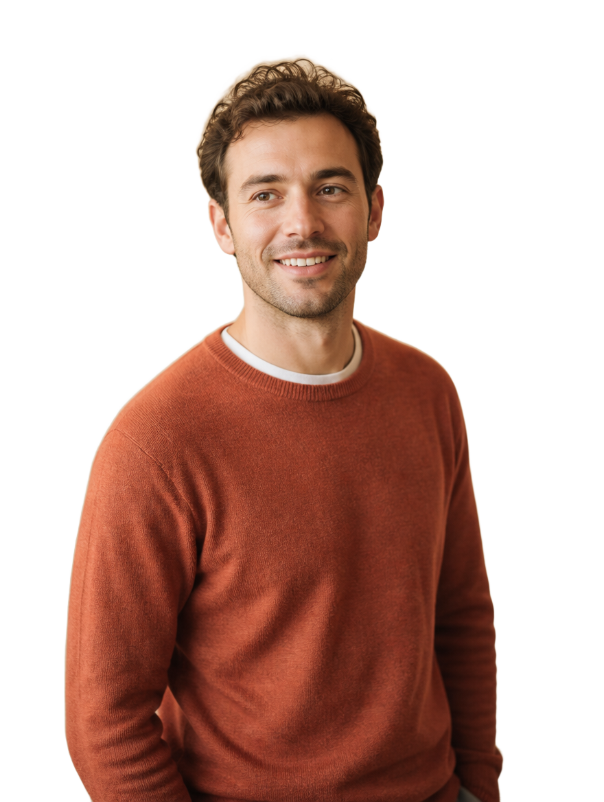 A data analyst reviewing AI-assisted analytics work